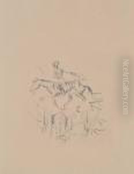 Pestilence Oil Painting by Max Slevogt