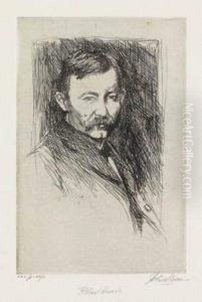 Robert Henri Oil Painting by John Sloan