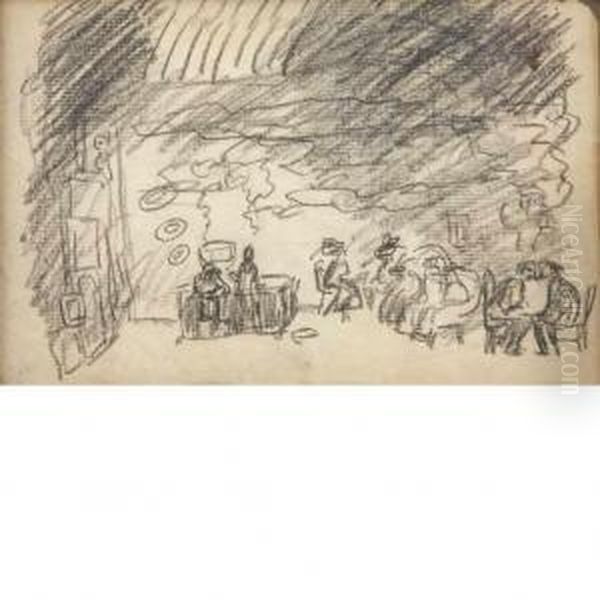 The Artist's Studio Oil Painting by John Sloan