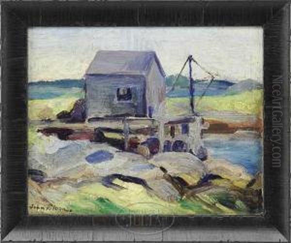 Grayfishing Shack Oil Painting by John Sloan