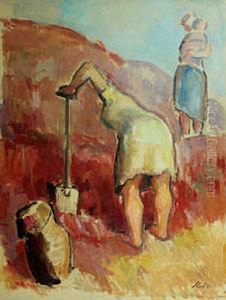 Wiosenne Prace Oil Painting by Marcel, Marceli Slodki