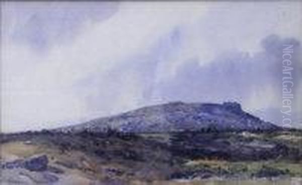 Moorland Oil Painting by Robert Borlase Smart
