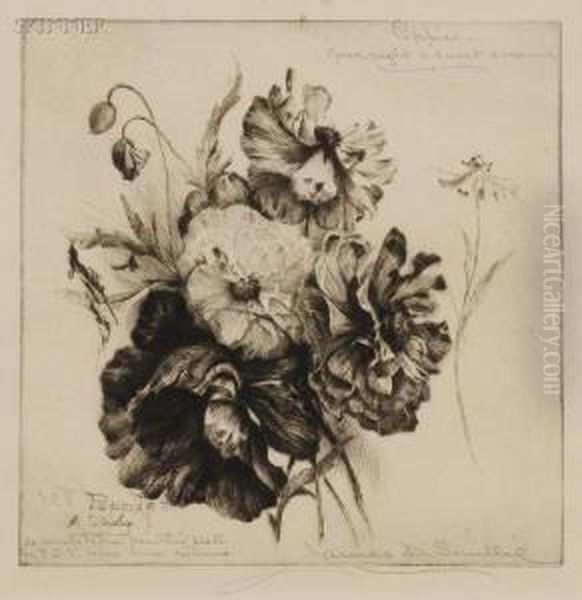 Poppies. Oil Painting by James David Smillie